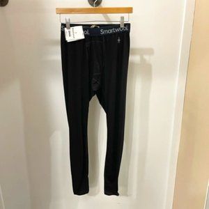 Men's Merino Classic All-Season Base Layer Bottom NWT Black Small